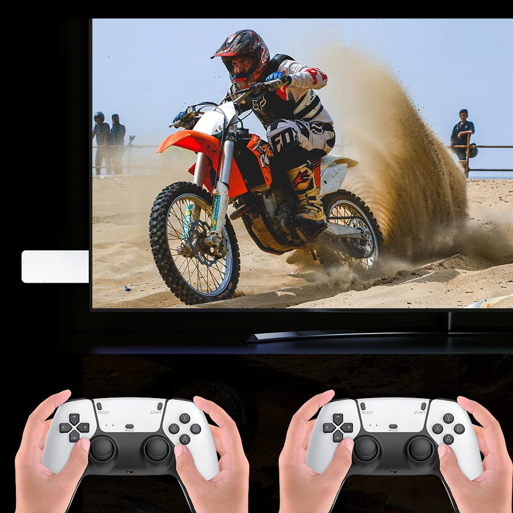 M15 Game Stick 4K 64 GB 20000 Jogos Retro Joystick sem fio estilo PS5