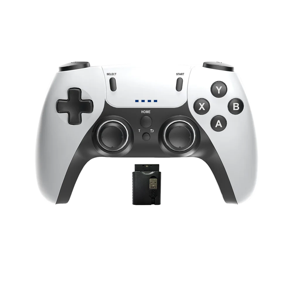 Controle sem fio para PS1 PS2 PS3 PC Android Controle sem fio para videogame Console de videogame portátil Entretenimento Gamepad