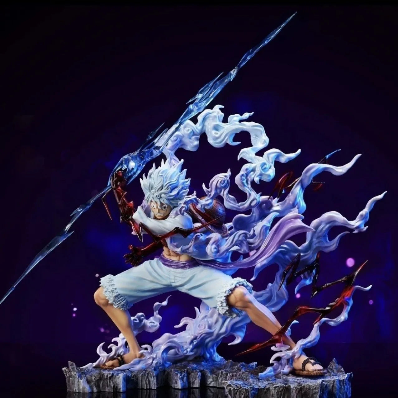 One Piece Raiden Five Gear Nica Relâmpago Luffy