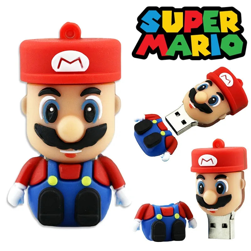 Super Mario USB 2.0 Flash Drives 64GB 32GB 16GB 8GB