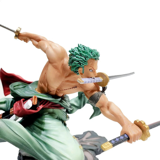 One Piece GK Roronoa Zoro com três lâminas Sa-maximum