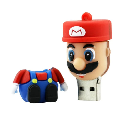 Super Mario USB 2.0 Flash Drives 64GB 32GB 16GB 8GB