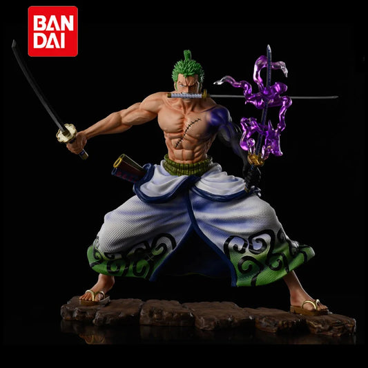 Nova figura de ação de anime de 20 cm de uma peça GK Roronoa Zoro, figura de ação em PVC, coleção de desenhos animados, modelo de boneca, presente, brinquedo e decoração