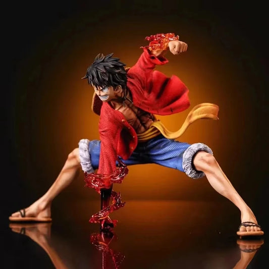 Bonecos de ação estilo batalha de 18 cm do Monkey D. Luffy One Piece, bonecos de PVC, coleção de anime, presentes de aniversário para crianças
