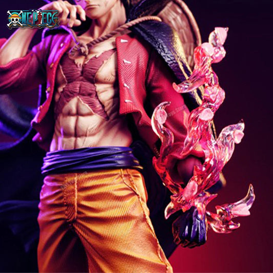 Figura de ação One Piece anime teatro punho de fogo Luffy modelo ornamentos maré peça