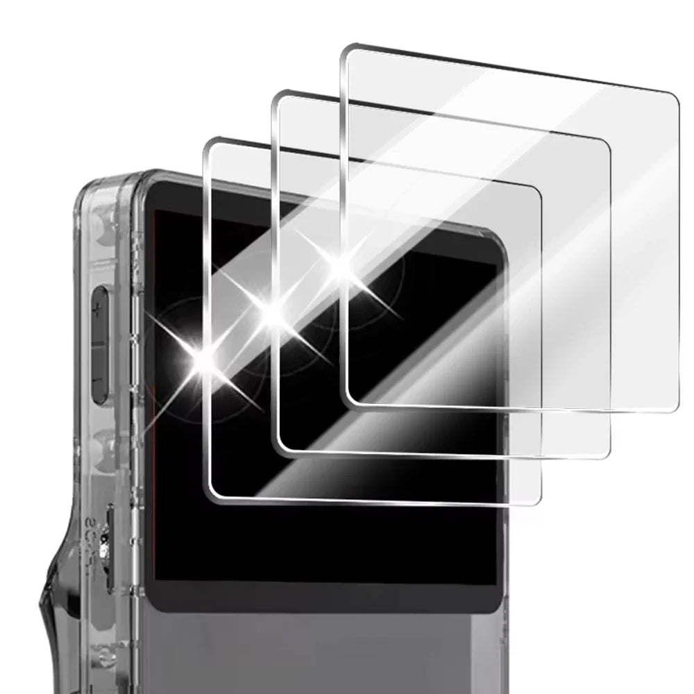 Capa 4 em 1 + vidro para console de jogos R36S