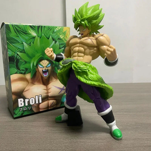 Bonecos de ação de anime Dragon Ball Z Broli Super Saiyan Broli PVC Figura de ação Modelo de figura de anime Brinquedos Boneca Decorações para casa Presentes
